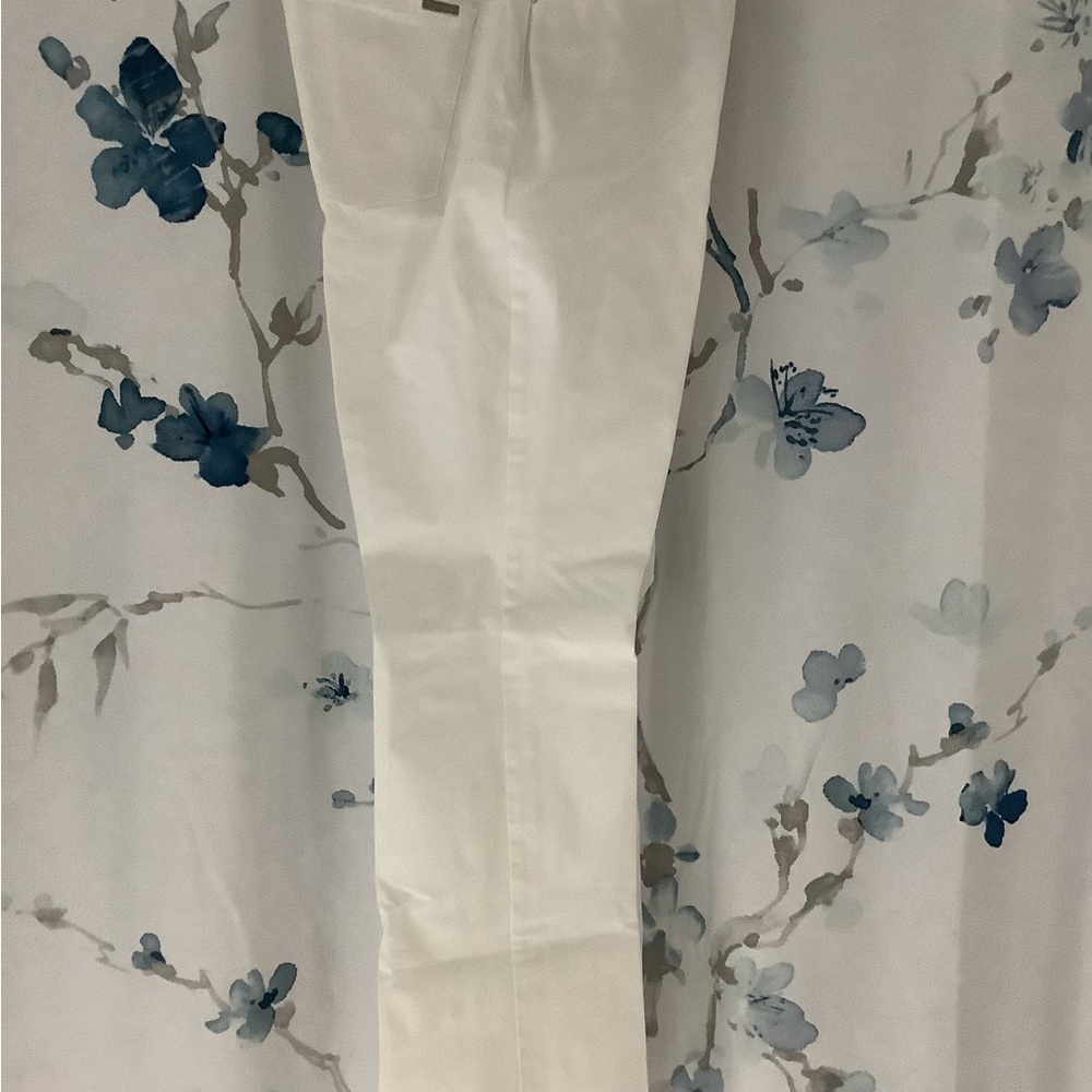 White House Black Market Women's White Boot Cut Jeans